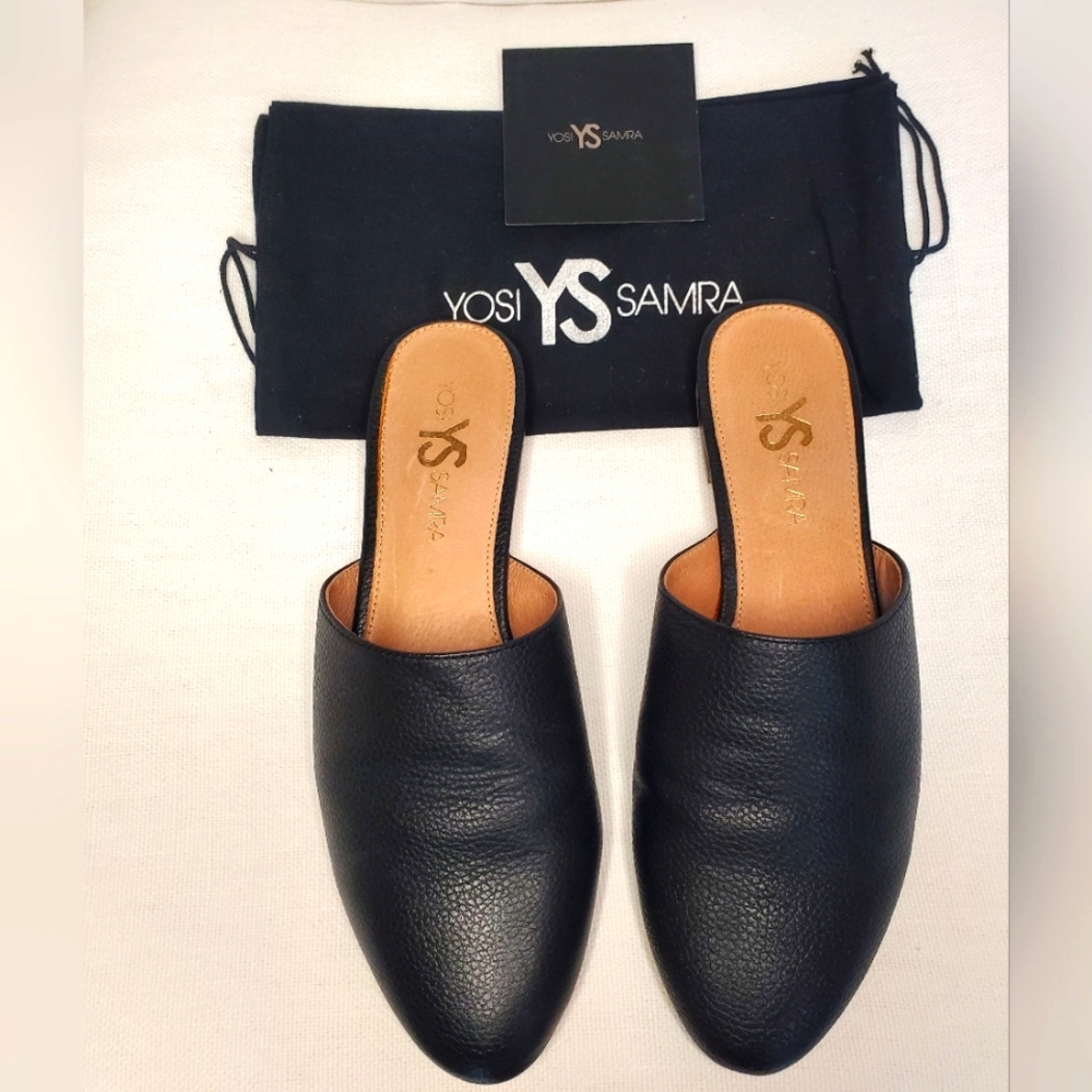 YS Yosi Samra black 'Parker' mule size 7